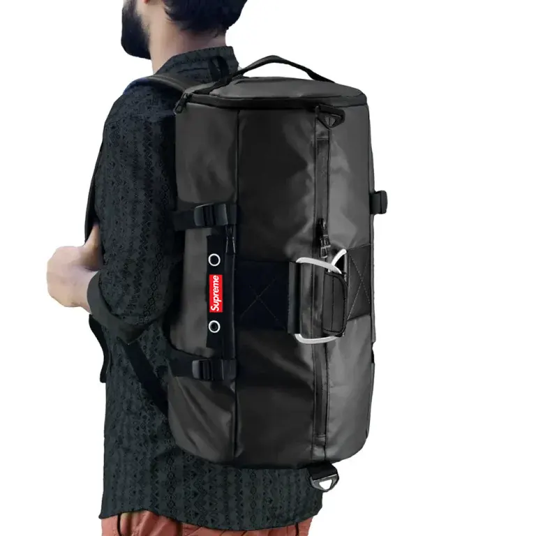 Ultimate Travel Companion: Premium Duffel Bag with Multiple Carry Options and Shoe Compartment – Black
